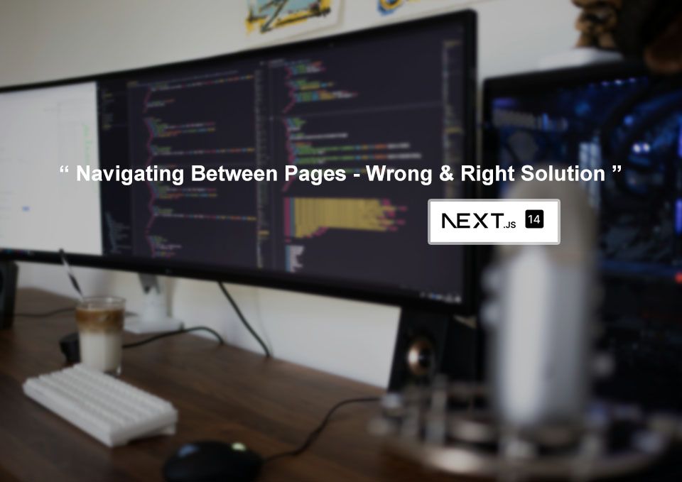 Navigating Between Pages - Wrong & Right Solution