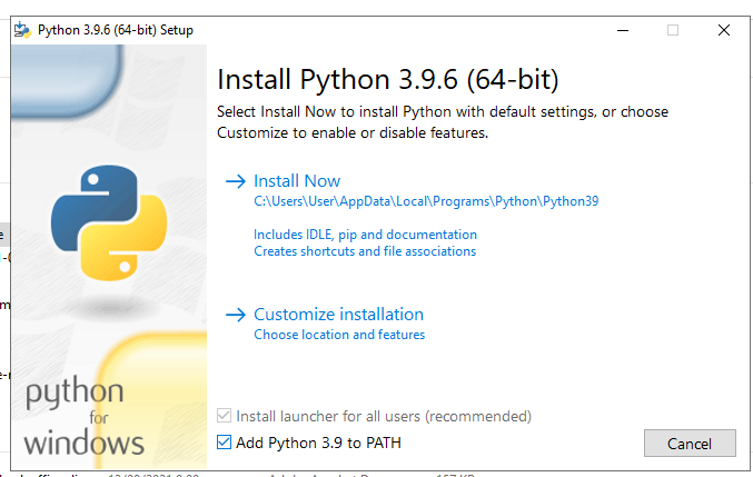 Memasukan PATH python ke environment windows