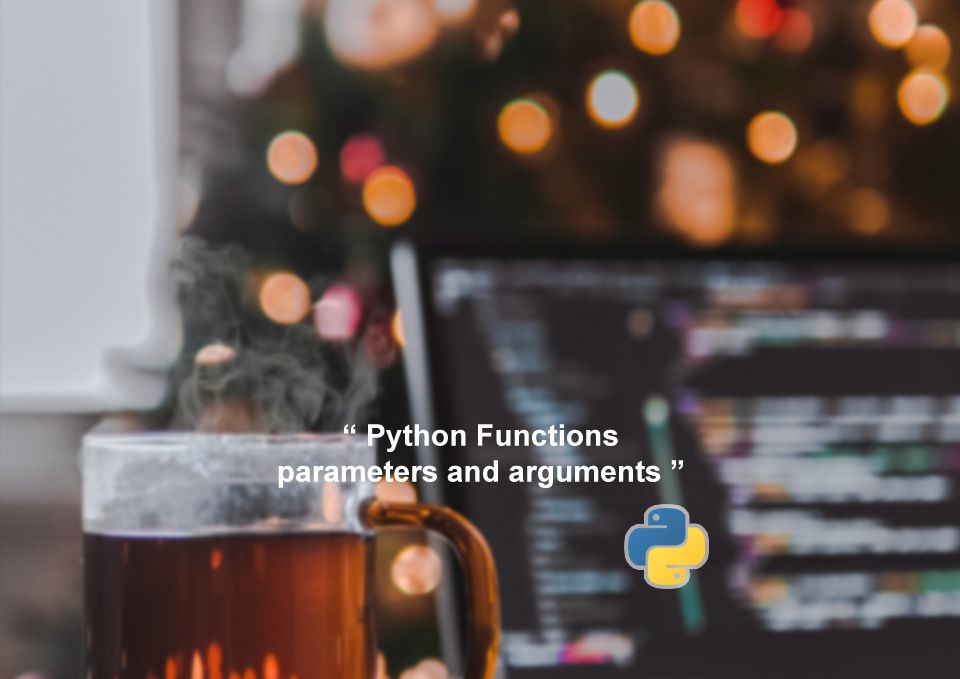 Python Function: parameters and arguments